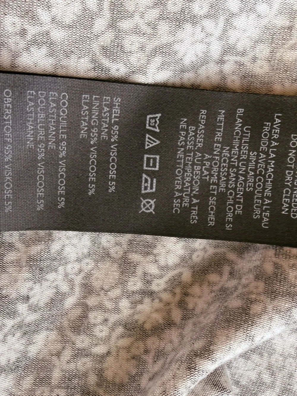 Free People Check It Mini Dress NWT Size M Black White Ditsy Floral Open Back - Picture 12 of 12